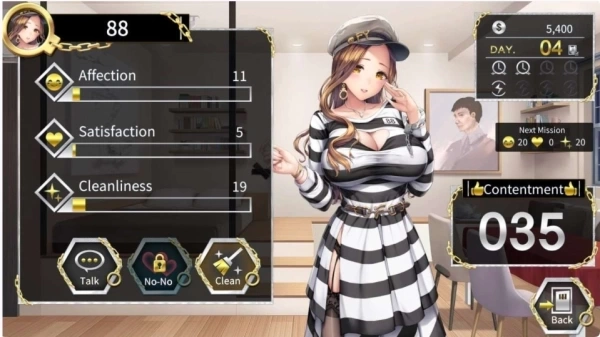 《绝对人权女子监狱》v1..6+DLC PC端互动SLG 策略管理玩法解析